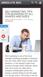 Mobile Screenshot of absoluteseo.net